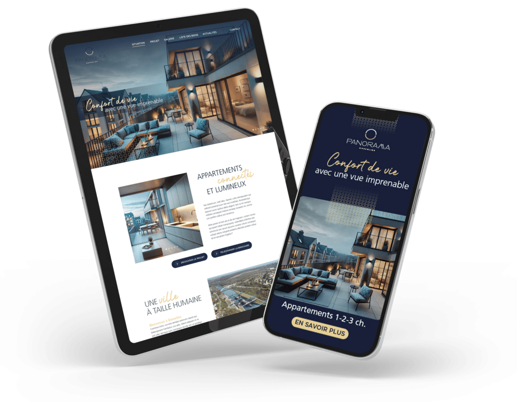 Communication pour promoteurs immobiliers | Up Studio